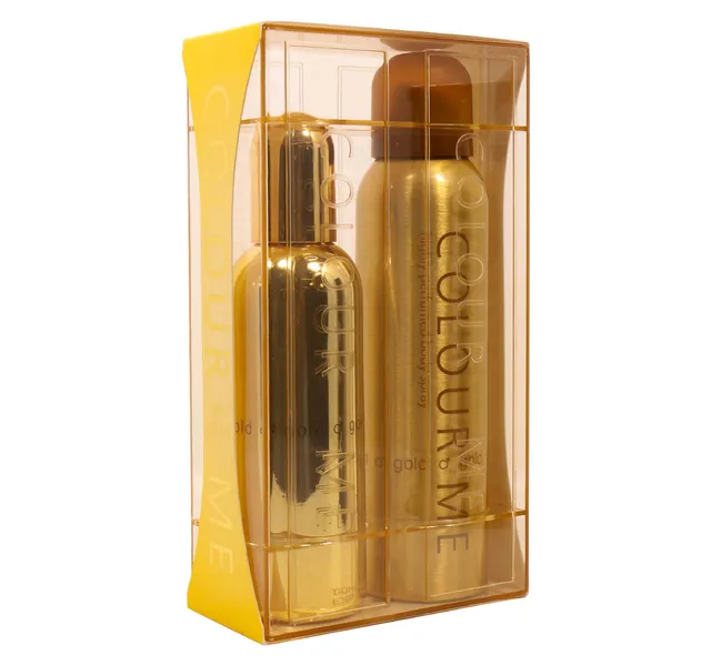 كولور مي جولد او دي تواليت عطر للرجال 90 مل + بخاخ معطر للجسم 150 مل