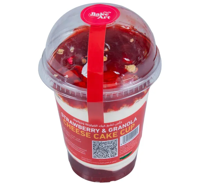 Bake Art LuLu Strawberry & Granola Cheese Cake Cup 250 g