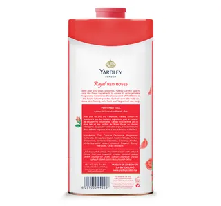 Yardley Perfumed Talc Royal Red Roses 125 G