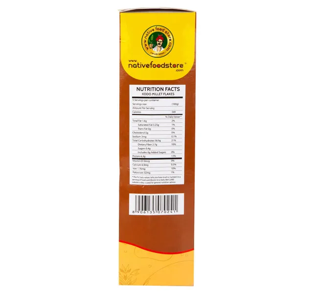 Native Food Store Kodo Millet Flakes 500 G
