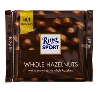 Ritter Sport Choco Whole Hazelnut 100 G