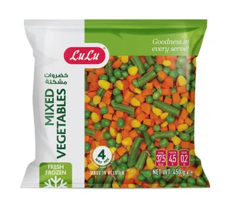 Lulu 4 Way Mixed Vegetables 450 G