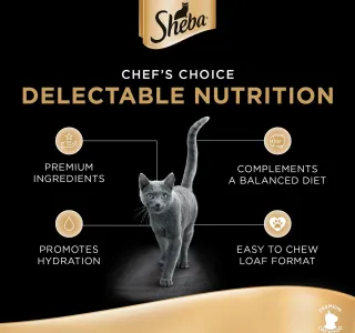 Sheba Chicken Premium Loaf Fine Food For Cats 70 G