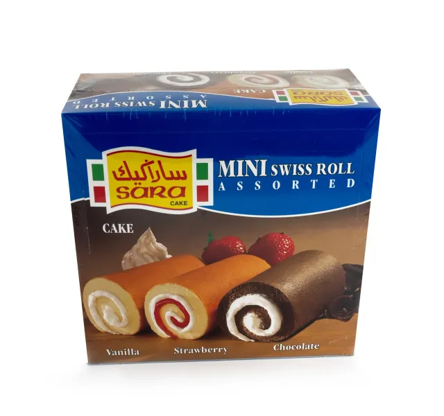 Sara Mini Swiss Roll Cake Assorted 20 20 G