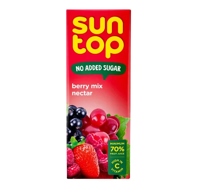 Suntop Berry Mix Nectar No Added Sugar 180 Ml