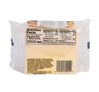 Dutch Farms Swiss Singles Slice Cheese 340 G