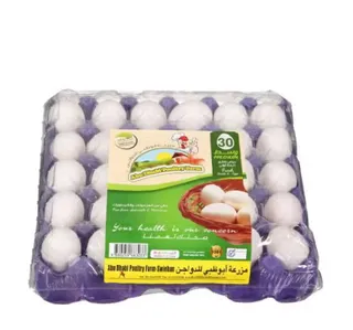 Abu Dhabi Poultry Farm White Eggs Medium 30pcs