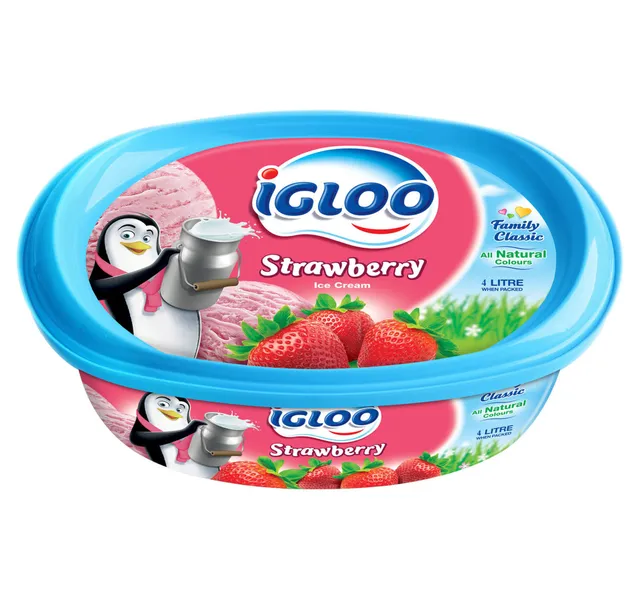 Igloo Strawberry Ice Cream 4 Litres