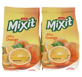 LuLu Mixit Orange Flavoured Instant Powdered Drink 2 x 500 g