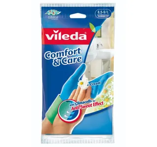 Vileda Gloves Comfort & Care Large Size 1 Pair