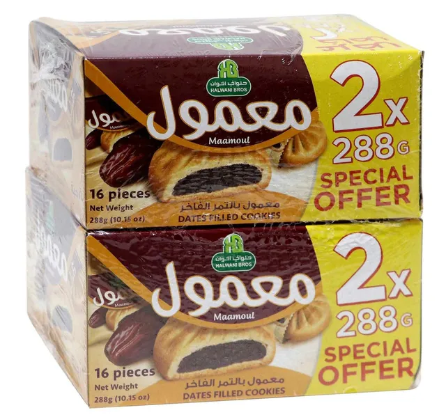 حلواني بسكويت معمول بالتمر 2 × 288 جم