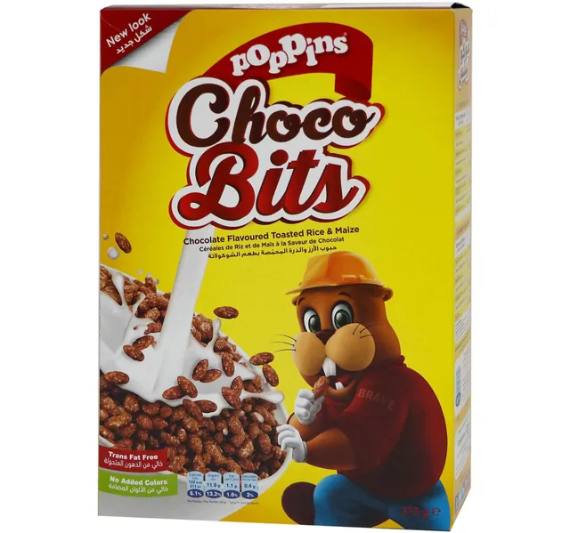 Poppins Bits Choco 375 G