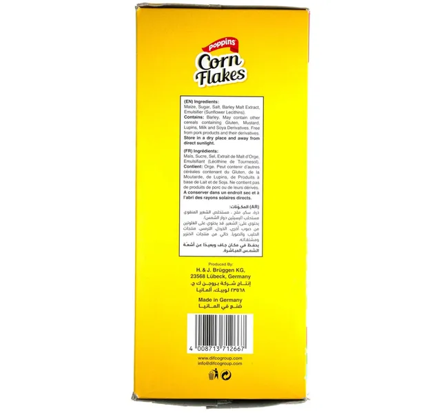 Poppins Corn Flakes 750 G