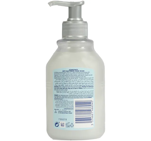 Johnson's Sea Salt Antibacterial Hand Wash Value Pack 3 x 300 ml