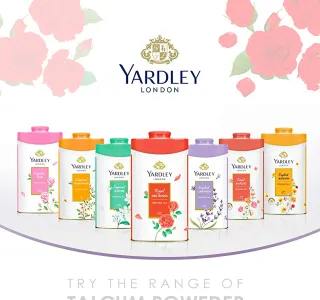 Yardley Perfumed Talc Assorted Value Pack 3 X 125 G