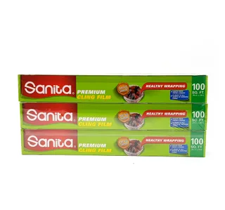 Sanita Premium Cling Film Size 30cm X 30m 3 Pcs