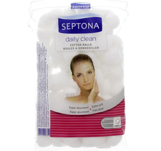 Septona Daily Clean Cotton Balls 100pcs