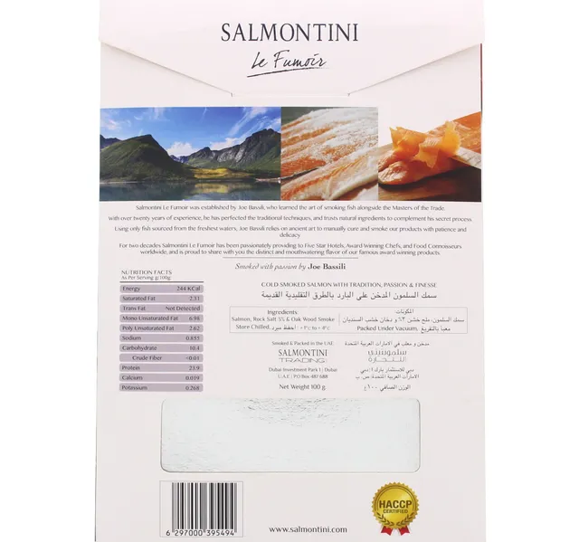 Salmontini Smoked Salmon 100 G