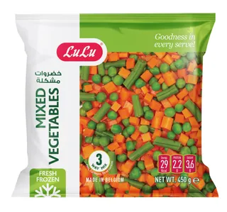 Lulu 3 Way Mixed Vegetables 450 G