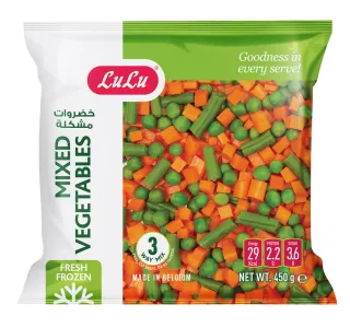 Lulu 3 Way Mixed Vegetables 450 G