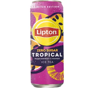 Lipton Zero Sugar Tropical Passionfruit Mango Ice Tea 320 Ml