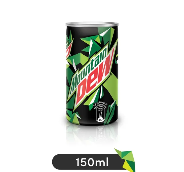 Mountain Dew Carbonated Soft Drink Mini Cans 150 Ml