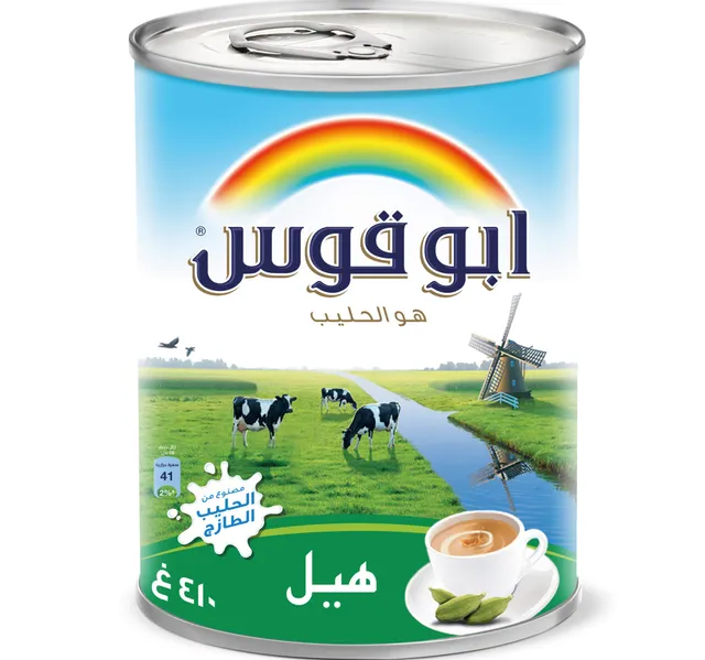 أبو قوس حليب مبخر بالهيل 410 جم