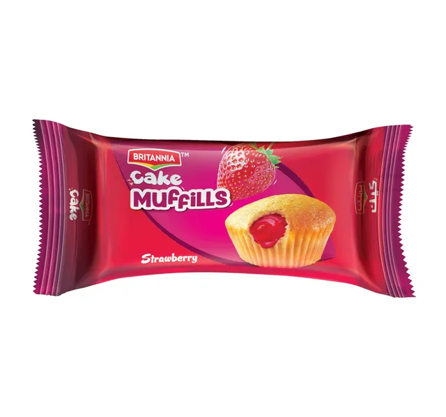 Britannia Strawberry Cake Muffills 60 G