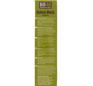 Bio Fair كينوا سوداء عضوية 400 G