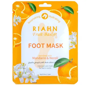 Riahn Fruit Basket Mandarin & Neroli Foot Mask, 16 g