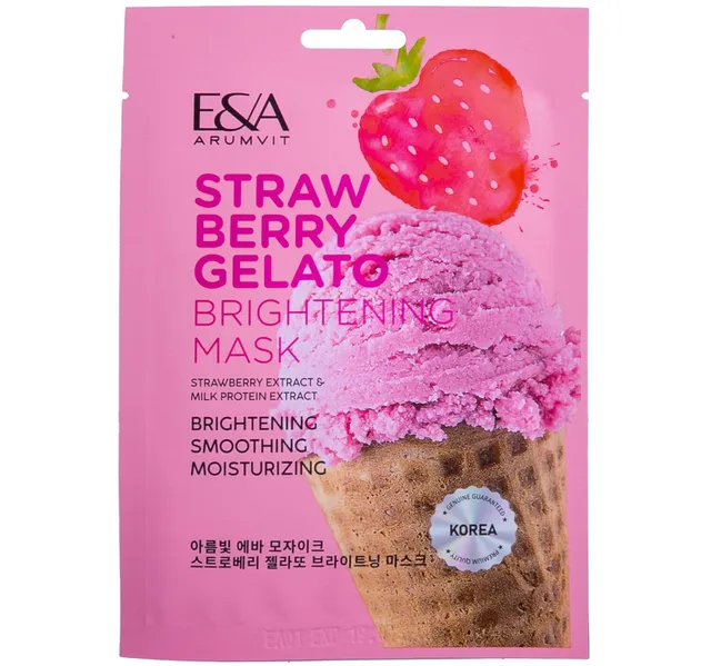 Arumvit Eva Mosaic Strawberry Gelato Brightening Mask, 25 g