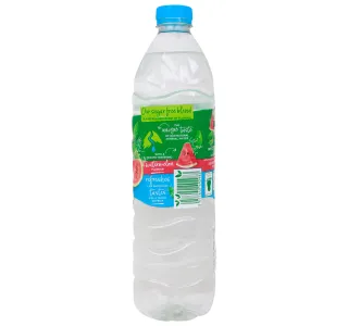 Volvic Touch Of Fruit Sugar Free Watermelon Flavoured Natural Mineral Water 1 5 Litres