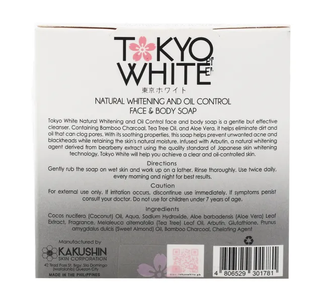 Tokyo White Face Body Soap For Oil Controlled Skin 100 G