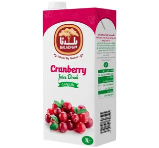 Baladna Long Life Cranberry Juice 1 Litre