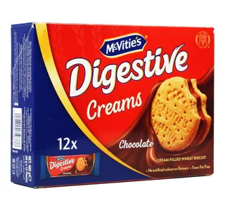 Mcvitie S Digestive Creams Chocolate Biscuit Value Pack 12 X 40 G