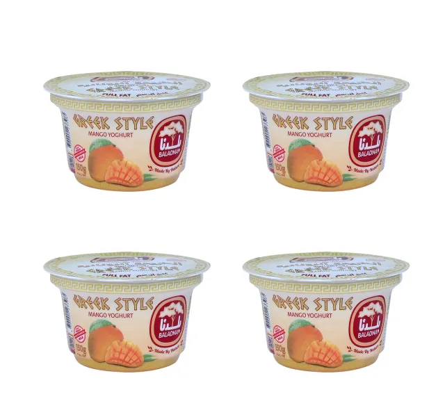 Baladna Greek Style Mango Yoghurt 150 G 3 1 Pcs