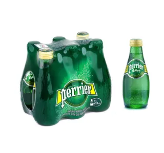 Perrier Natural Sparkling Mineral Water Regular 6 x 200 ml