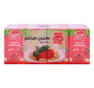 لونا معجون طماطم 8 × 135 جم