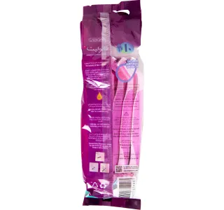 Fomme Violet 2 Blade Rubber Grip Razor Body Shaving Care For Women 10 Pcs