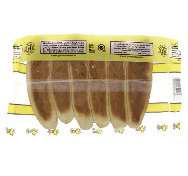 Golden Loaf Finger Roll Plain 6 Pcs