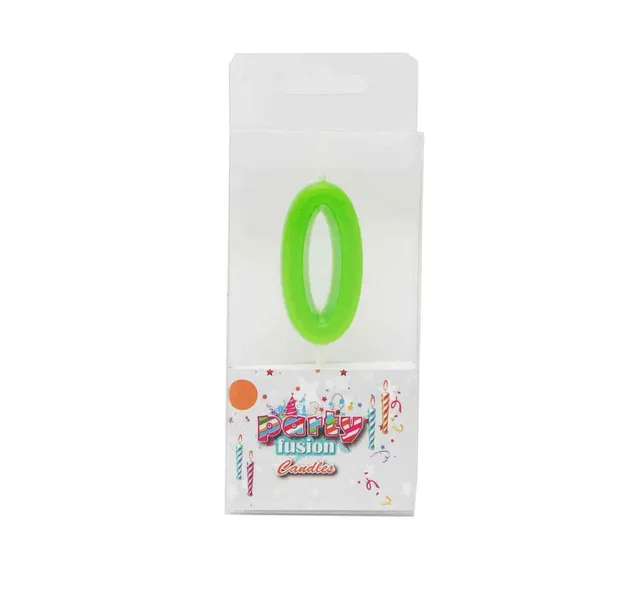 Party Fusion Number 0 Candle 11030 0