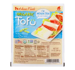 House Organic Tofu Medium Firm 396 g