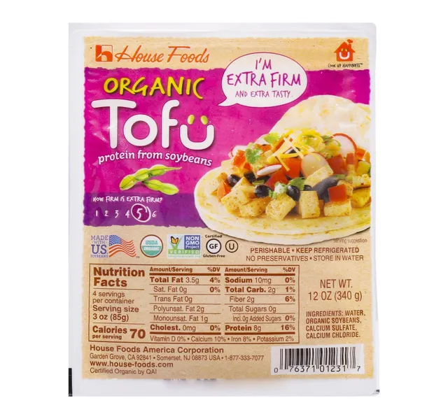 House Organic Tofu Extra Firm 340 g