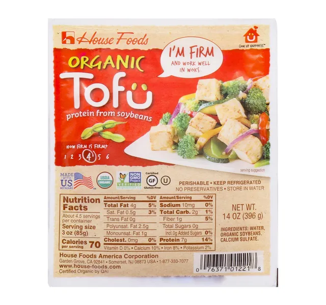 House Organic Tofu Firm 396 G