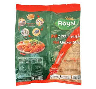 رويال ستريبس الدجاج الحار ٧٥٠ جرام