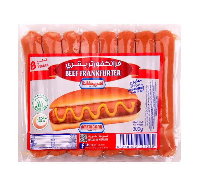 Americana Beef Franks 8 Pcs
