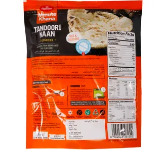 Haldiram S Minute Khana Tandoori Naan 400 G