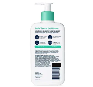 Cerave Foaming Facial Cleanser For Normal To Oily Skin Oil Control 355 Ml