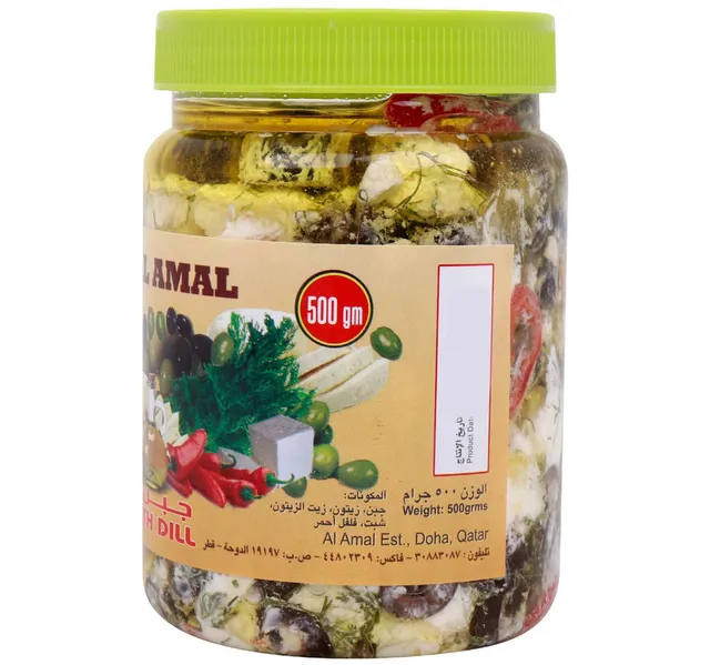 Al Amal Cheese With Dill 500 G