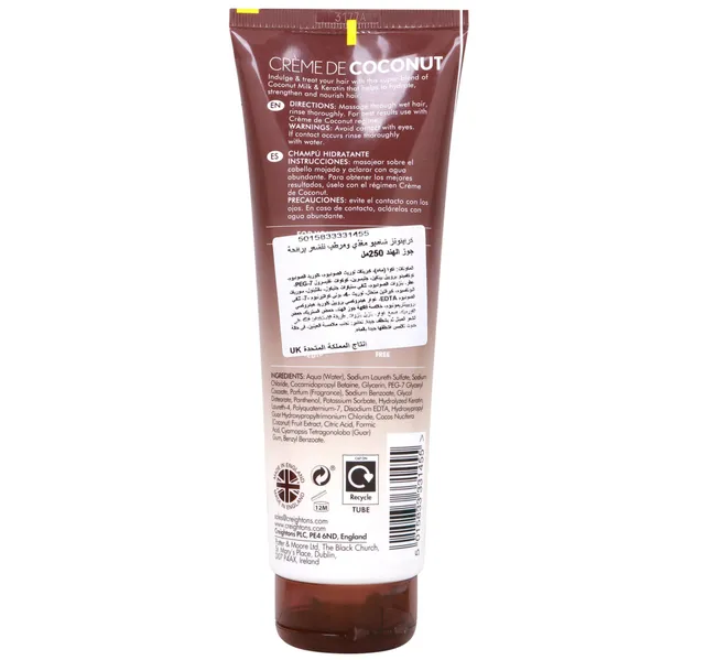 Creightons Creme De Coconut Keratin Shampoo 250 Ml